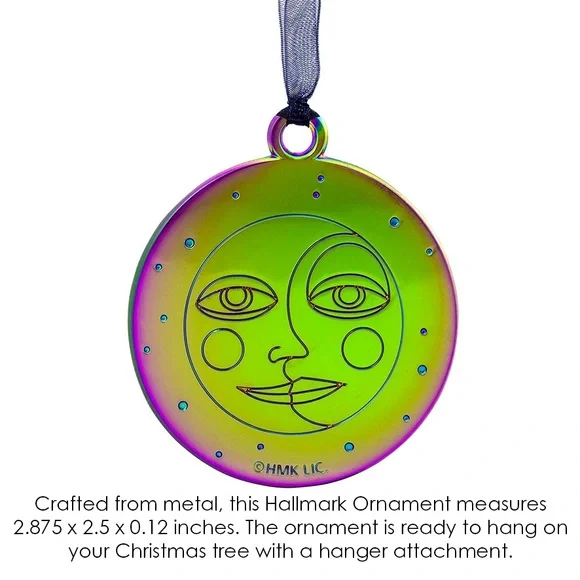 Hallmark Aquarius Zodiac Ornament Decoration - Rainbow Hues - Picture 2 of 9